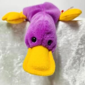 Ty Beanie Babies Patti The Platypus Plush Toy - 4025 1993 w/ Hang Tag